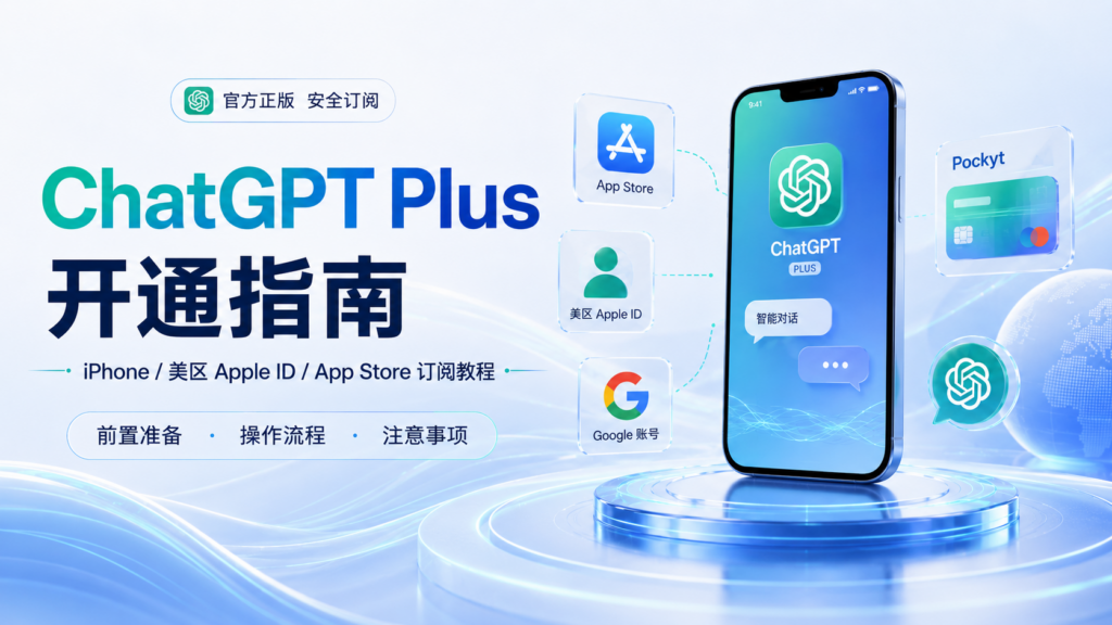 注册chatgpt账号流程（ios方式）